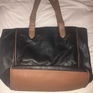 Black/tan Nine West bag